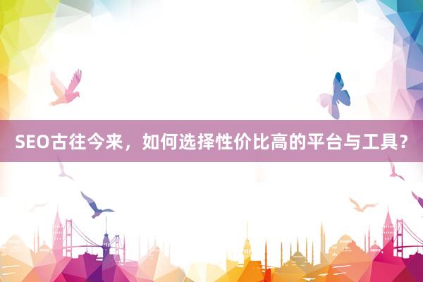 SEO古往今来，如何选择性价比高的平台与工具？